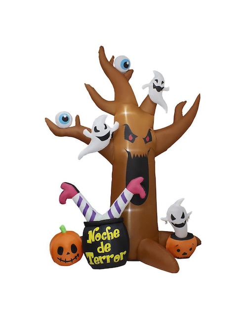 Inflable decorativo forma de árbol
