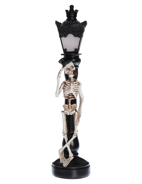 Figura decorativa de Halloween Cementerium con forma de calavera