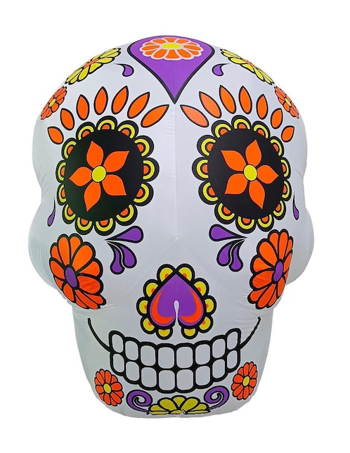 Inflable decorativo forma de calavera Artego