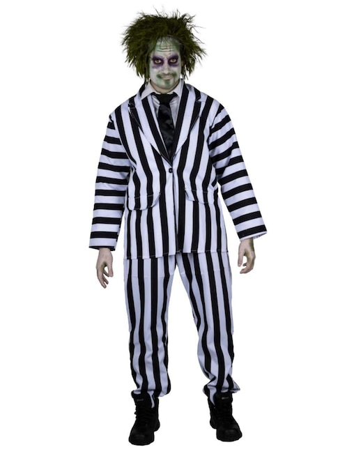 Disfraz Ghoulish Productions Warner Bros de fantasma Beetlejuice para hombre