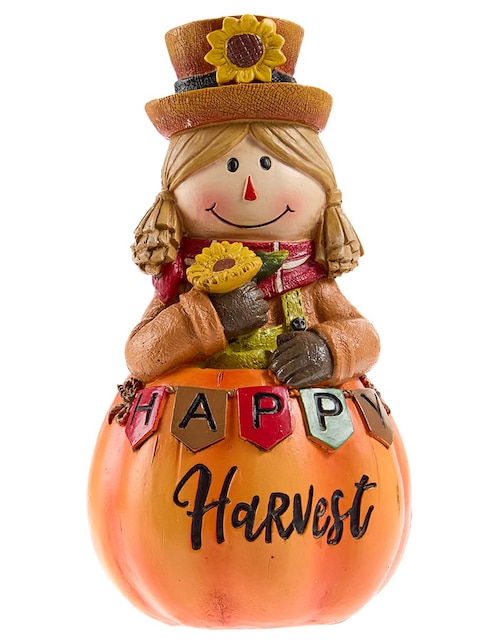 Figura decorativa con forma de espantapájaros