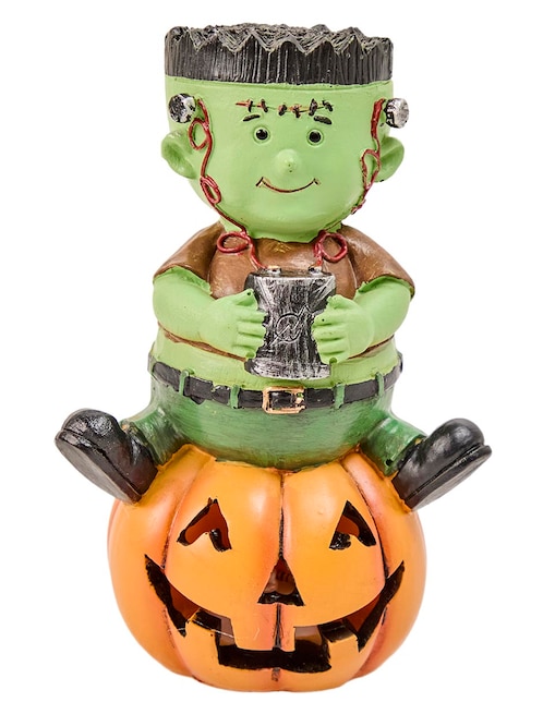 Figura decorativa de Halloween con forma de Frankenstein