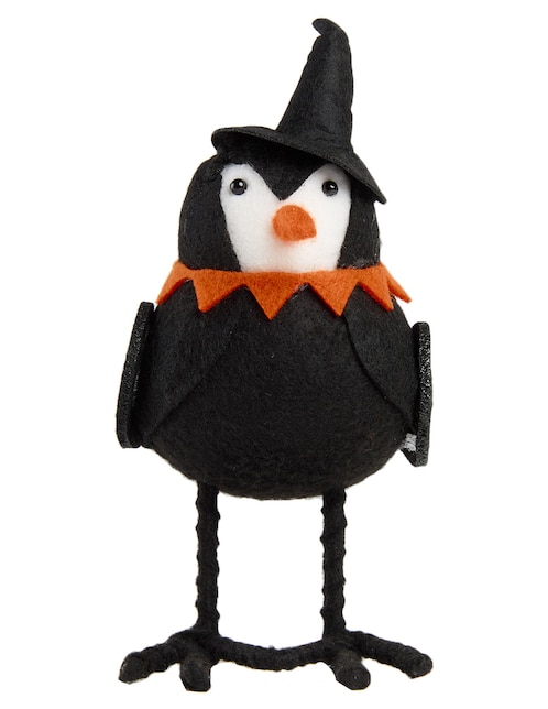 Figura decorativa de Halloween Cementerium con forma de pájaro