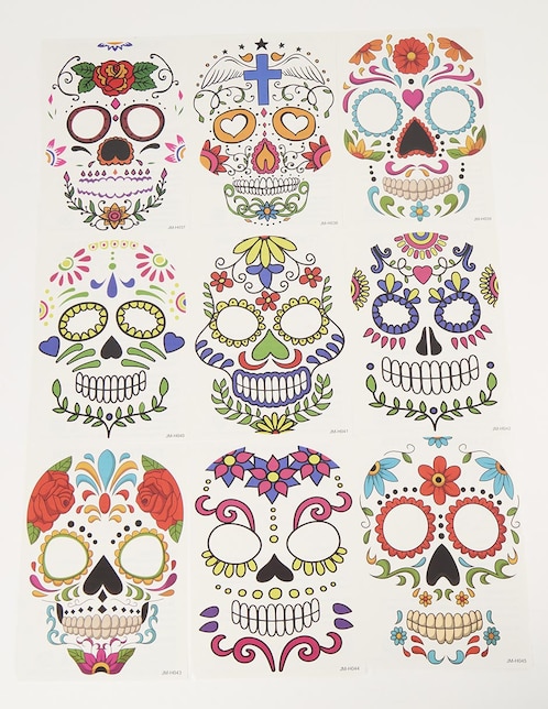 Juego de tatuajes faciales Cementerium