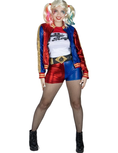 Disfraz Ghoulish Productions DC de Harley Quinn para mujer