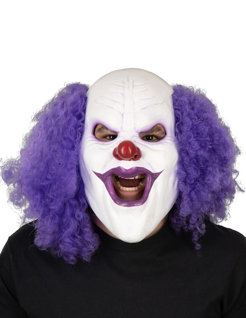 Máscara para disfraz de Dave the Clown Lucha Libre AAA