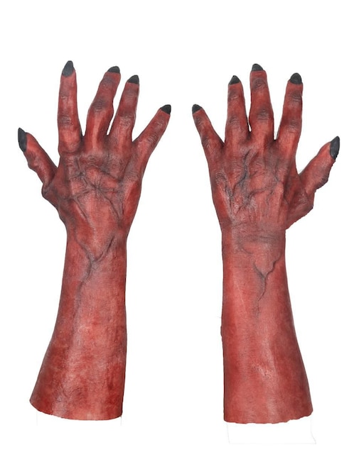 Guantes para disfraz de diablo Hyper Mask Ghoulish Productions