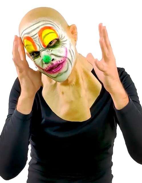 Máscara para disfraz de payaso Hyper Mask Ghoulish Productions