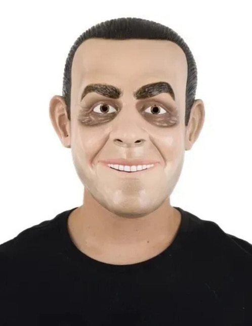 Máscara para disfraz de Comentarista Christian Martinoli Personajes Rev