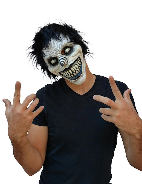 Máscara para disfraz de Laughing Jack Creepypasta Ghoulish Productions