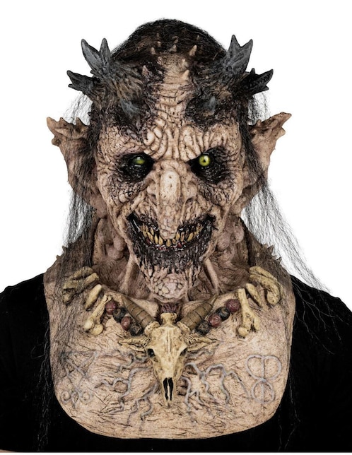 Máscara para disfraz de bruja del infierno Nightmare Ghoulish Productions