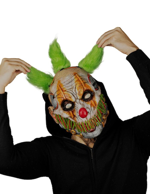 Máscara para disfraz de Stitched Smile Clown Clowns Led Ghoulish Productions