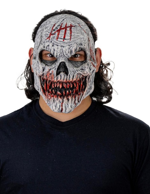 Máscara para disfraz de calavera sangrienta Urban Mask Ghoulish Productions