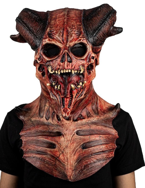 Máscara para disfraz de calavera diabólica skulls Ghoulish Productions
