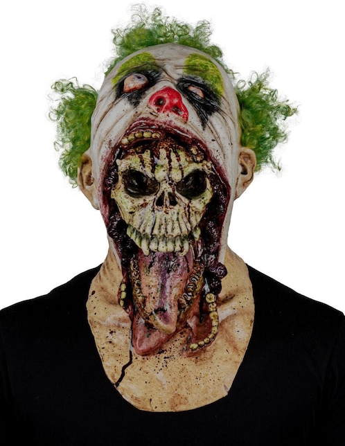 Máscara para disfraz de blurp payaso malévolo skulls Ghoulish Productions