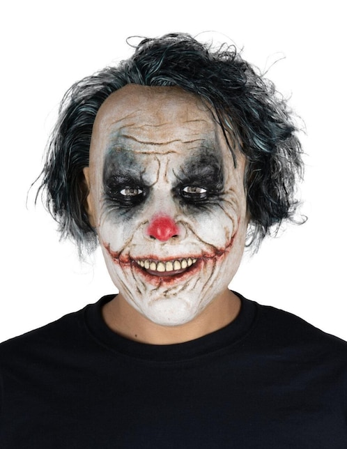 Máscara para disfraz de payaso lunático Clowns Ghoulish Productions