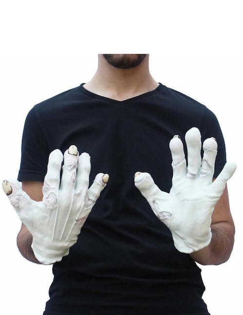 Guantes para disfraz de manos de payaso diabólico Clowns Ghoulish Productions