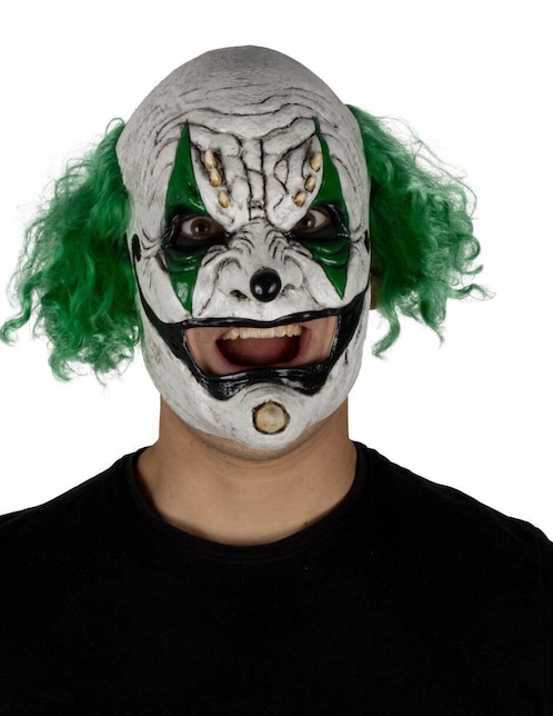 Máscara para disfraz de Prankster Clown Ghoulish Productions