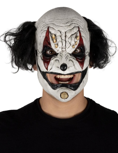 Máscara para disfraz de payaso Prankster Clowns Ghoulish Productions