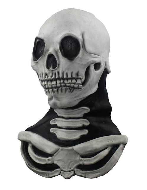 Máscara para disfraz de Calavera Blanca Skull Ghoulish Productions