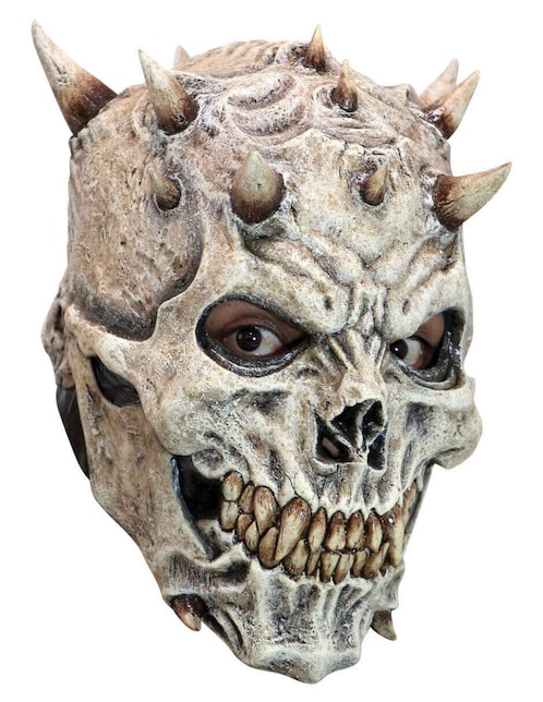 Máscara para disfraz de cráneo con picos skull Ghoulish Productions