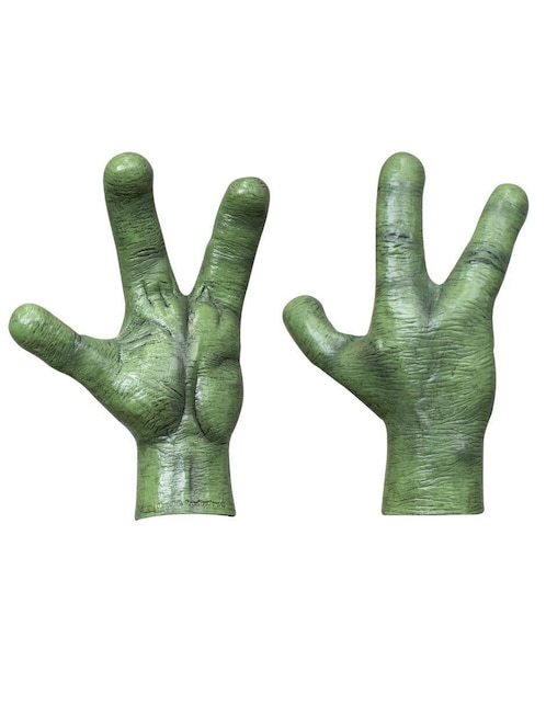 Guantes para disfraz de manos extraterrestre verde Ghoulish Productions