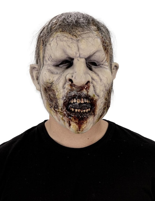Máscara para disfraz de Zombie Ghoulish Productions
