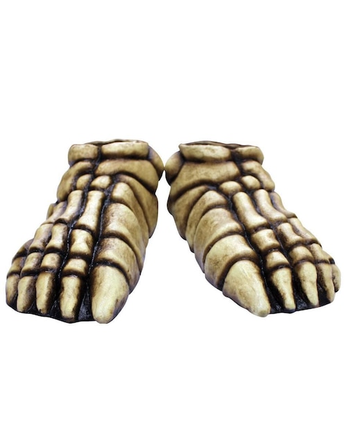 Cubre zapatos para disfraz de pies de esqueleto Skull Ghoulish Productions