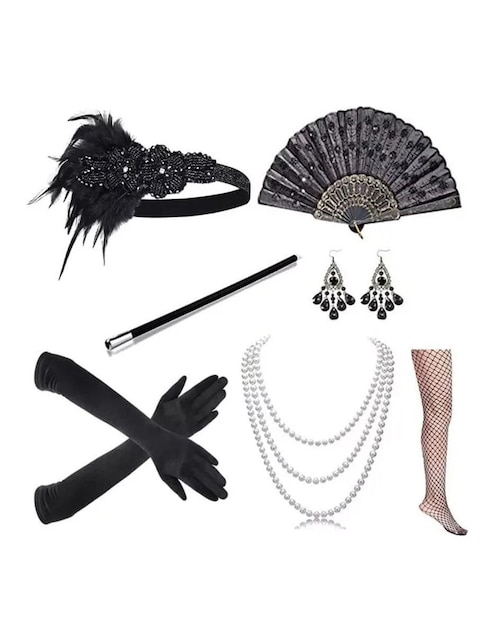 Set de accesorios para disfraz de Cosplay Vintage Dama güish