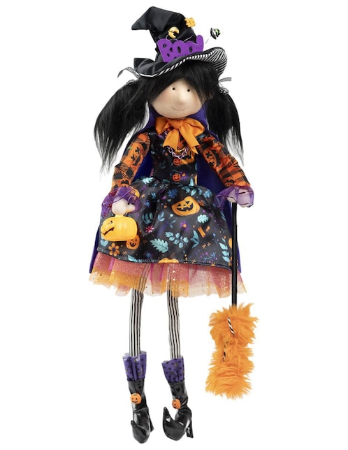 Figura decorativa Queca Designs Halloween con forma de Bruja