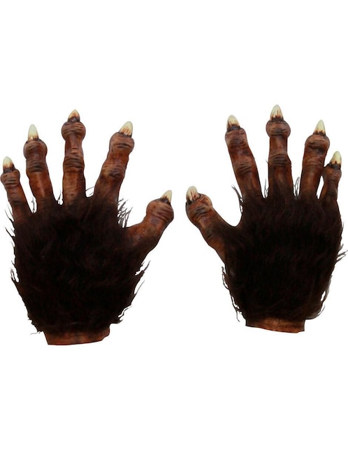 Guantes para disfraz de Hombre Lobo Salvaje Werewolves Ghoulish Productions