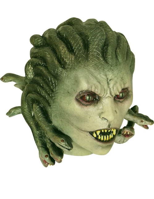 Máscara para disfraz de Diosa griega medusa Mythological Monsters Ghoulish Productions