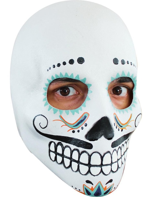 Máscara para disfraz de El catrin deluxe Day of the dead Ghoulish Productions