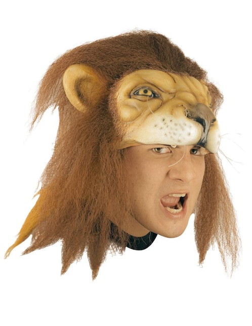 Casco para disfraz de gran cazador de leones Ghoulish Productions
