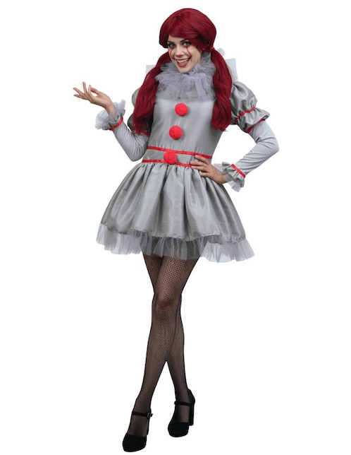 Disfraz de payaso Pennywise para mujer 1