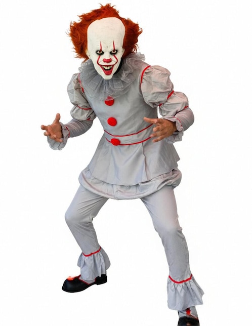 Disfraz Ghoulish Productions Pennywise de payaso Pennywise para hombre