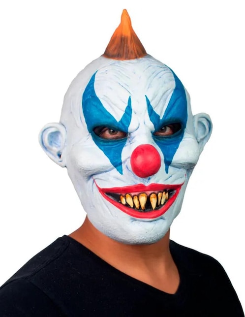 Máscara para disfraz de Payaso Dientes Chuecos Clowns Rev