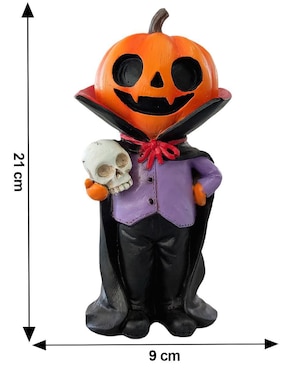 Figura decorativa Running con forma de calabaza