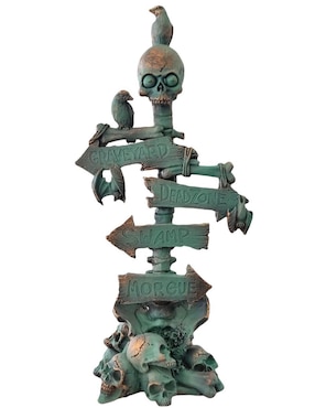 Figura decorativa Running con forma de cráneos