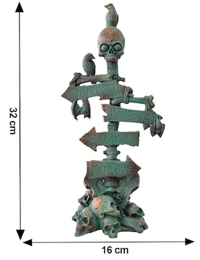 Figura decorativa Running con forma de cráneos
