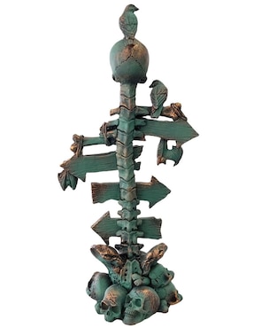 Figura decorativa Running con forma de cráneos