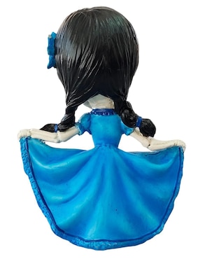 Figura decorativa Running con forma de calavera