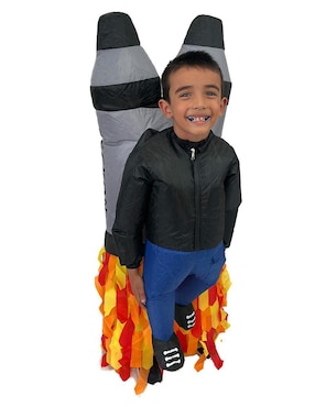 Disfraz Beckon Cohete Rocket de piloto para infantil unisex
