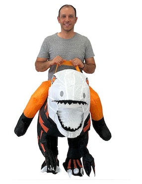 Disfraz Beckon Velociraptor de dinosaurio unisex