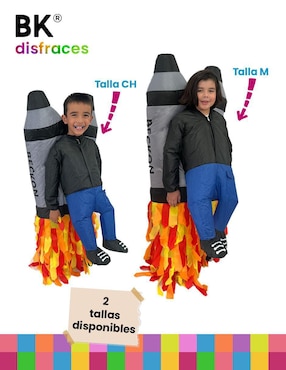 Disfraz Beckon Rocket de astronauta para infantil unisex