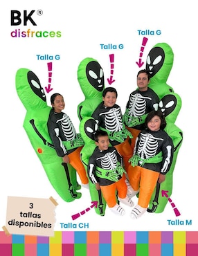 Disfraz Beckon de alien para infantil unisex