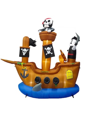 Inflable Decorativo Forma De Barco Artego