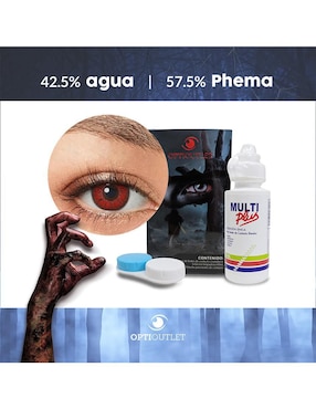 Lentes de contacto para disfraz de Halloween Optioutlet