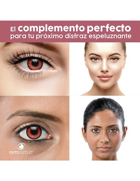 Lentes de contacto para disfraz de Halloween Optioutlet