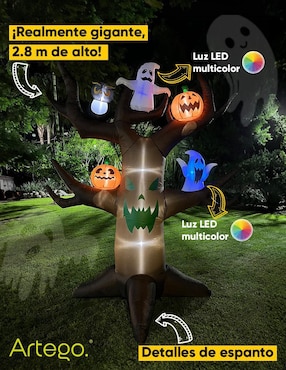 Inflable decorativo forma de árbol Artego